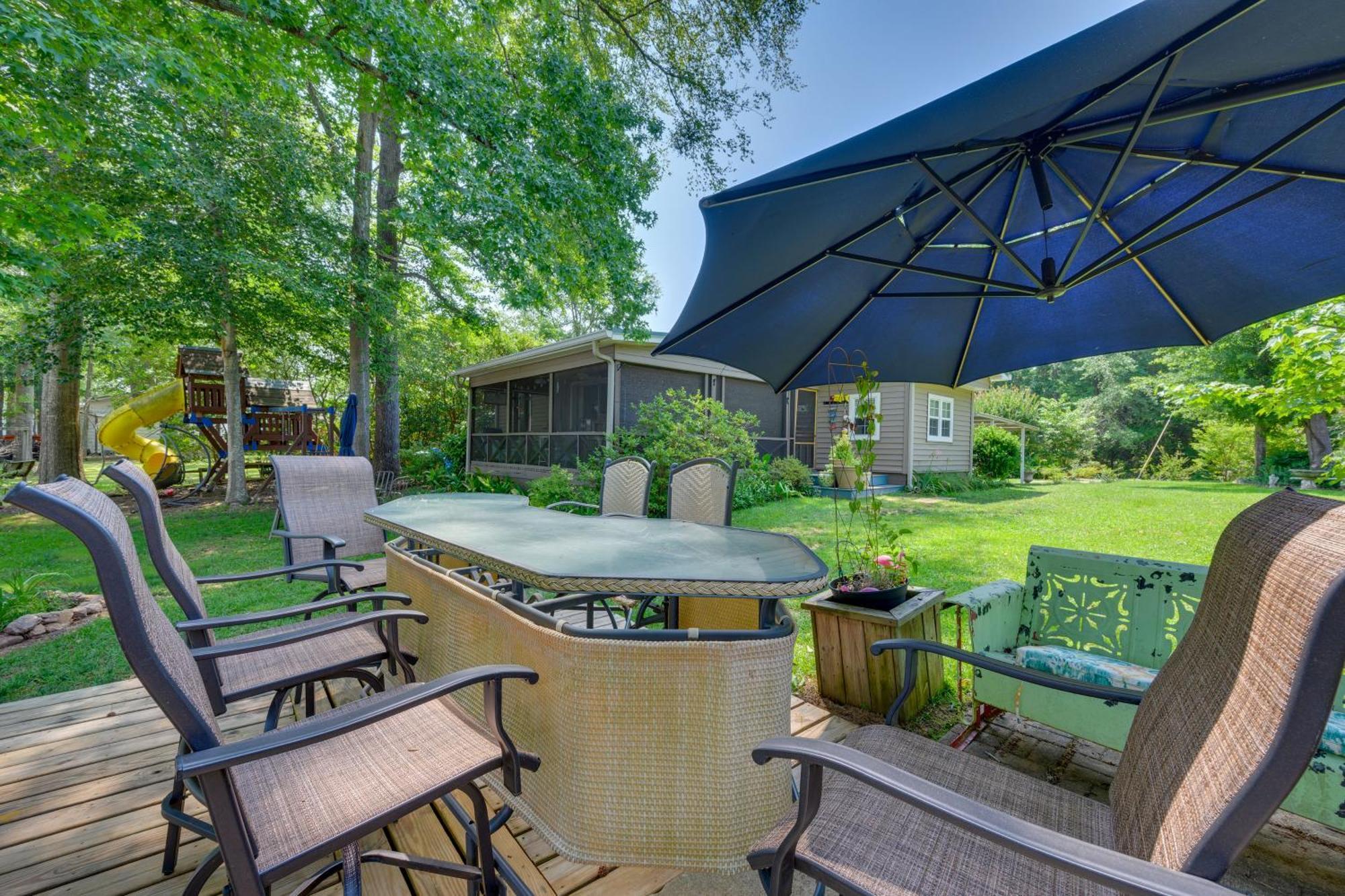 Lake Sinclair Crooked Creek Cottage With Fire Pit! Eatonton Esterno foto