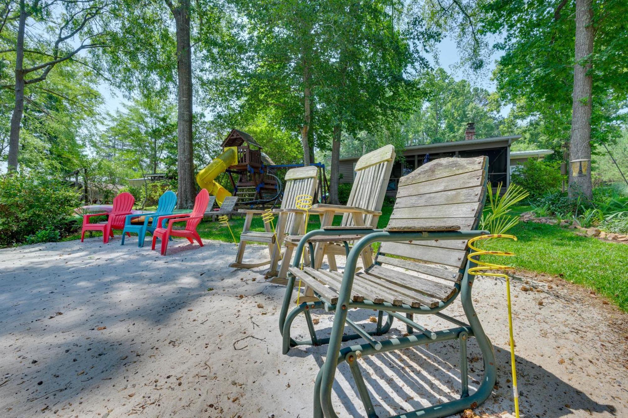 Lake Sinclair Crooked Creek Cottage With Fire Pit! Eatonton Esterno foto